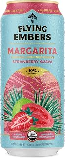 Flying Ember Strawberry Guava Margarita Organic Cocktail 19.2oz Can