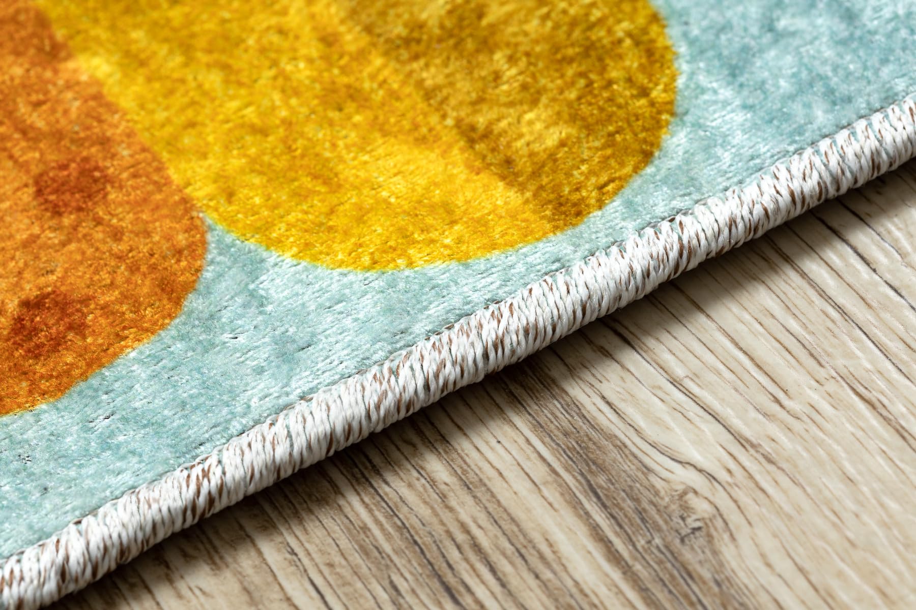 rugsx Alfombra Lavable Junior 52105.801 Sitio de construcción, Calles, para niños, Antideslizante - Azul 80x150 cm