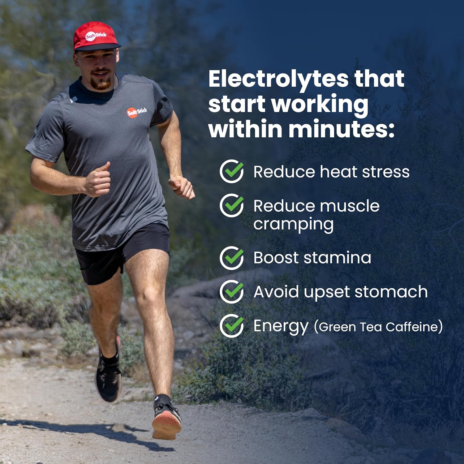 SaltSti Electrolyte FastChews with Caffeine - 60 Citrus Burst Chewable