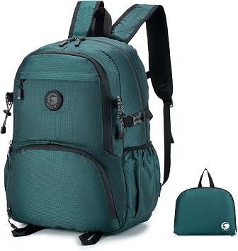 SPAHER Foldable Cabin Bag 40x30x15cm British Airways KLM Underseat Cabin Bag Luggage Small Travel Cabin Backpack Men Women Rucksack Waterproof Carry on Hand Luggage Bag Lightweight Flight Backpack