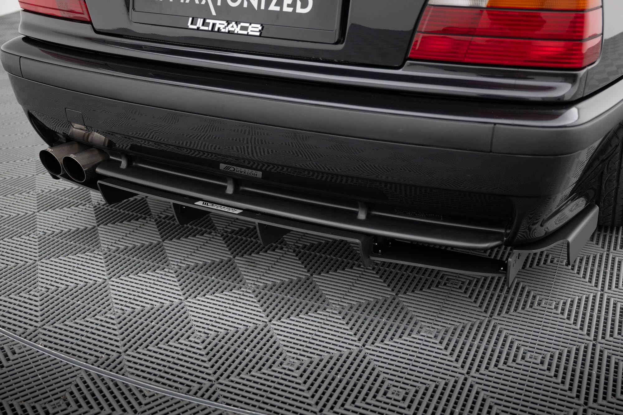 Maxton Design Pro Street Heckdiffusor für BMW E36 M3 Coupe, Cabrio, Limousine mit ABE