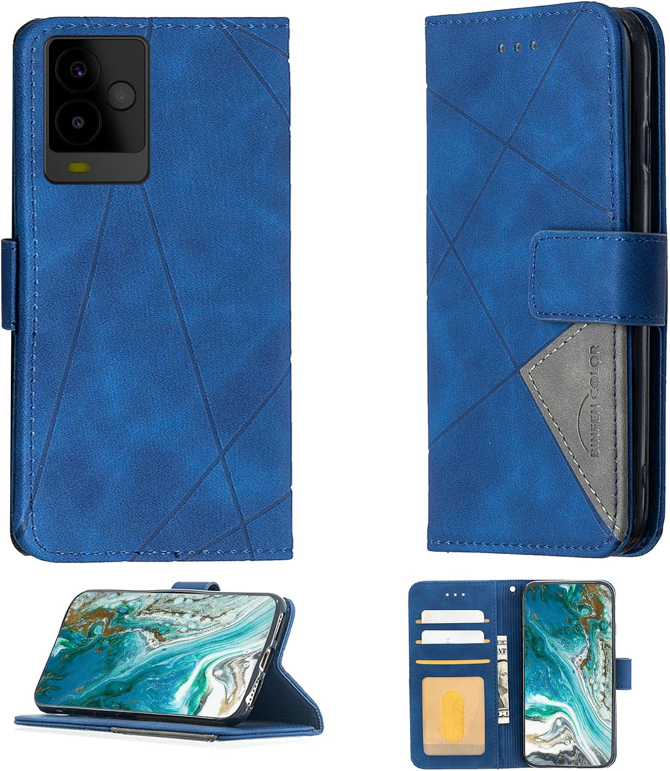 Aroepurt Flip Stand Coque pour Nuu A5x N5501lat Nuu Mobile A5x Coque Case Cover PU Cuir Béquille magnétique Étui Portefeuille CPT1 Aroepurt Flip Stand Coque pour Nuu A5x N5501lat Nuu Mobile A5x Coque Case Cover PU Cuir Béquille magnétique Étui Portefeuille CPT1