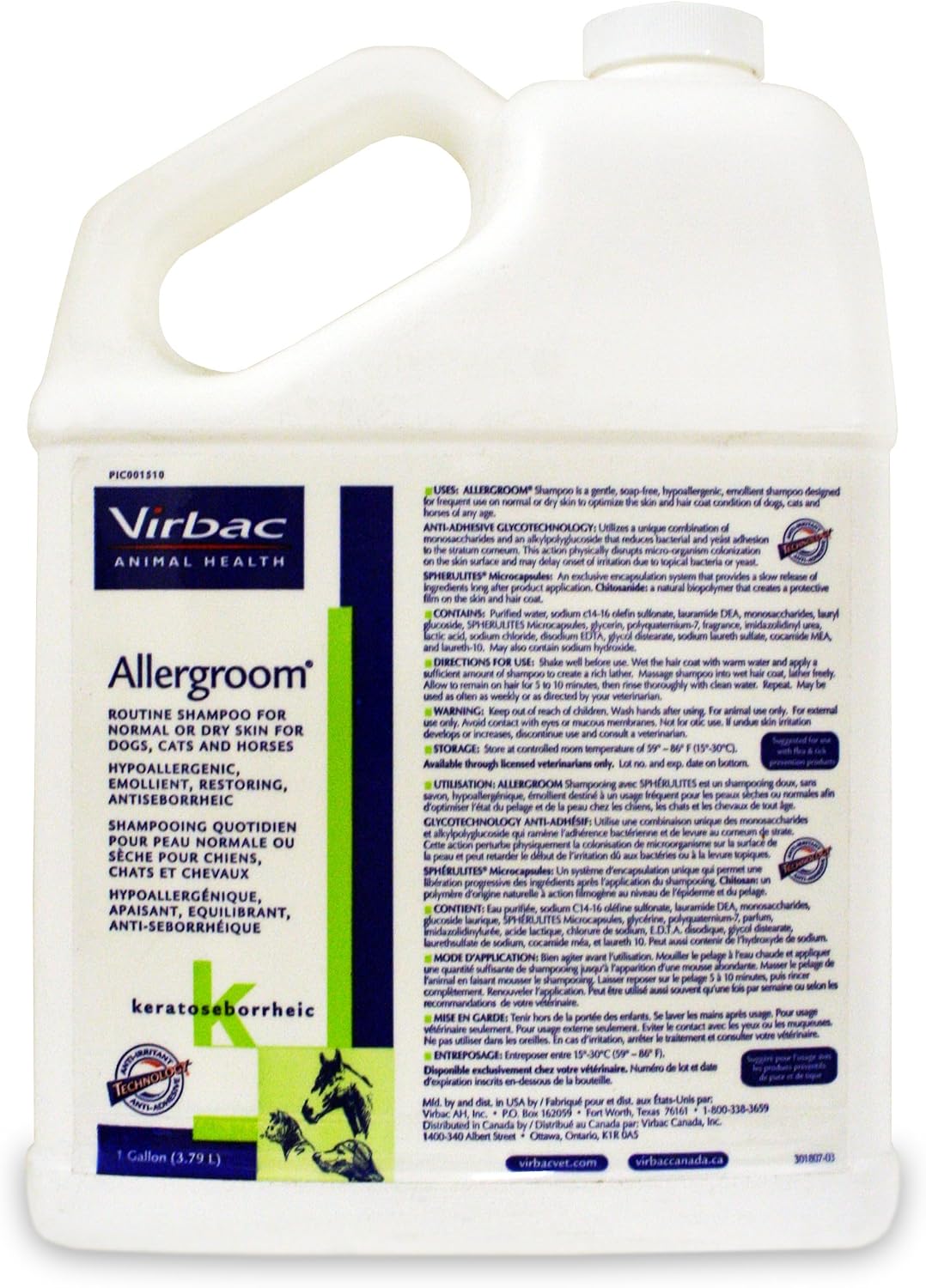 Virbac Allergroom Shampoo 1 gal