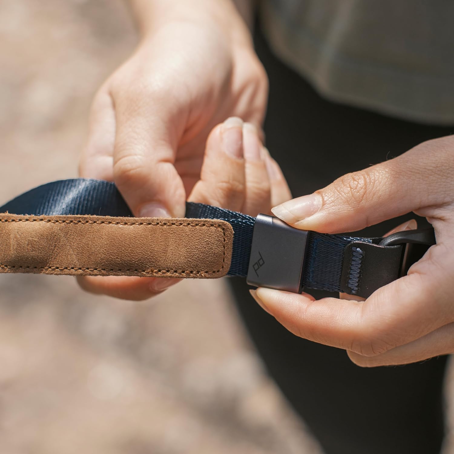 Peak Design Cuff Camera Wrist Strap, Compatible with DSLR, Compact and Point-and-Shoot Cameras, Low Profile, Quick Release
