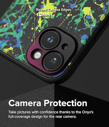 Miniatura 6 de Ringke Onyx Se siente bien en la mano Funda compatible con iPhone 15, tecnología antihuellas, antideslizante, agarre mejorado, a prueba de manchas,