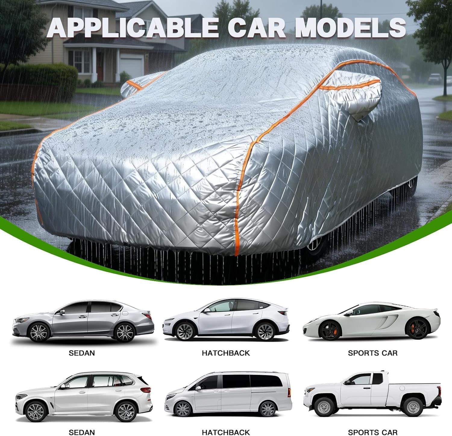 Funda para Coche Antigranizo para Cupra Terramar SUV 2024-2026 | Funda Coche Exterior Impermeable Transpirable Anti-Granizo,Nieve, UV y Arañazos,Todas Las Estaciones