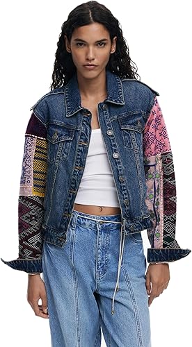 Desigual CHAQ_ETNIC, 5053 DENIM MEDIUM WASH, S