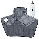 Heating Pad for Back Pain and Cramps Relief, 2.2lb Weighted Heating Pads for Neck and Shoulders, Extra-Large Soft Electric Pad with 4 Heat Settings, Auto-Off, Gifts for Women Men Mom Dad, 19 x 22