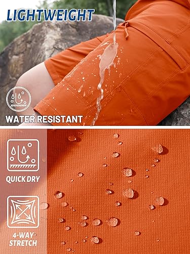 Miniatura 3 de TACVASEN Pantalones cortos de senderismo para hombre, de secado rápido, ligeros, para exteriores, golf, pesca, tácticos, casuales, con múltiples