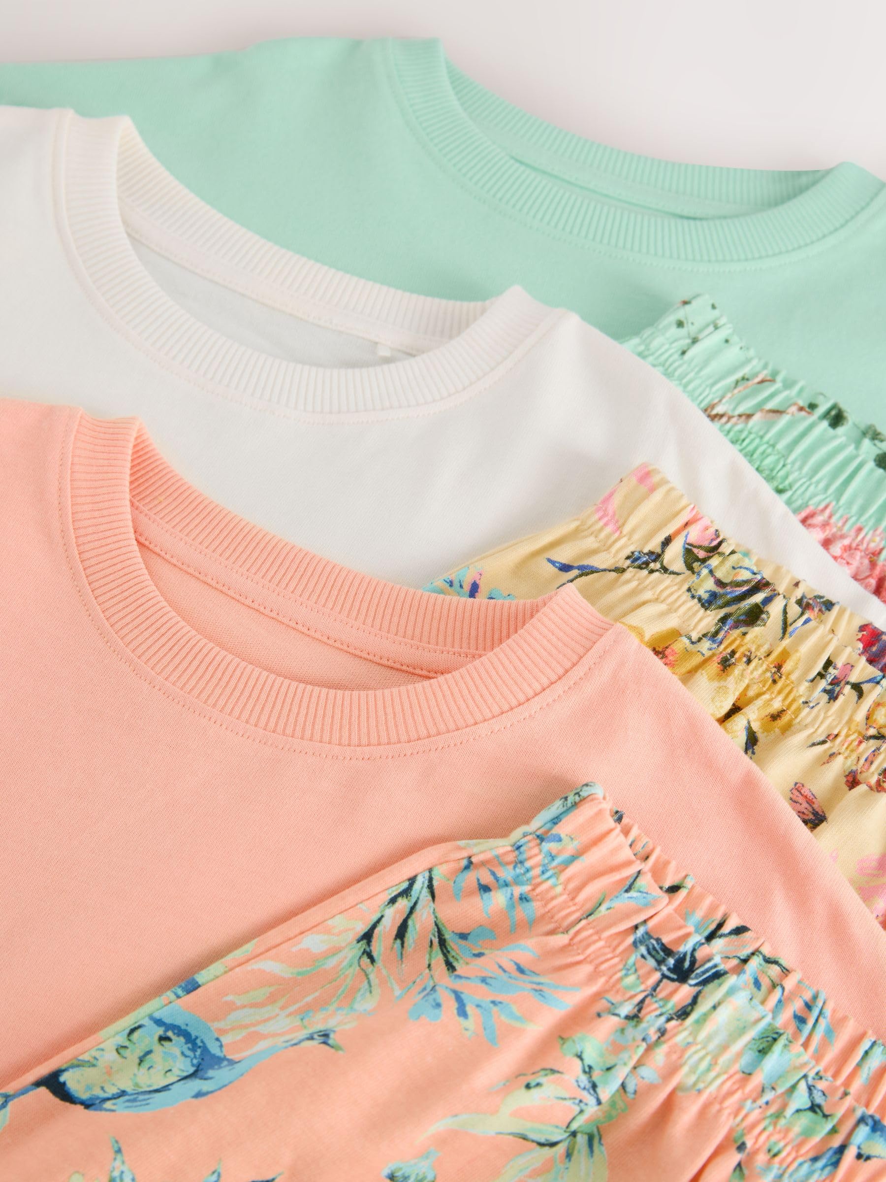 NEXT Fille Lot de 3 Pyjamas à Fleurs