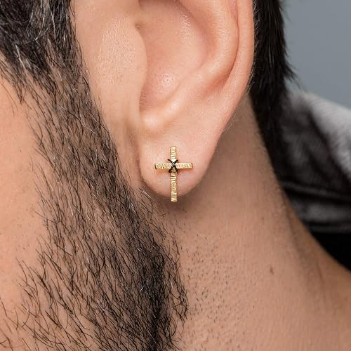 Cross Earrings Men Top Sellers, 52% OFF 