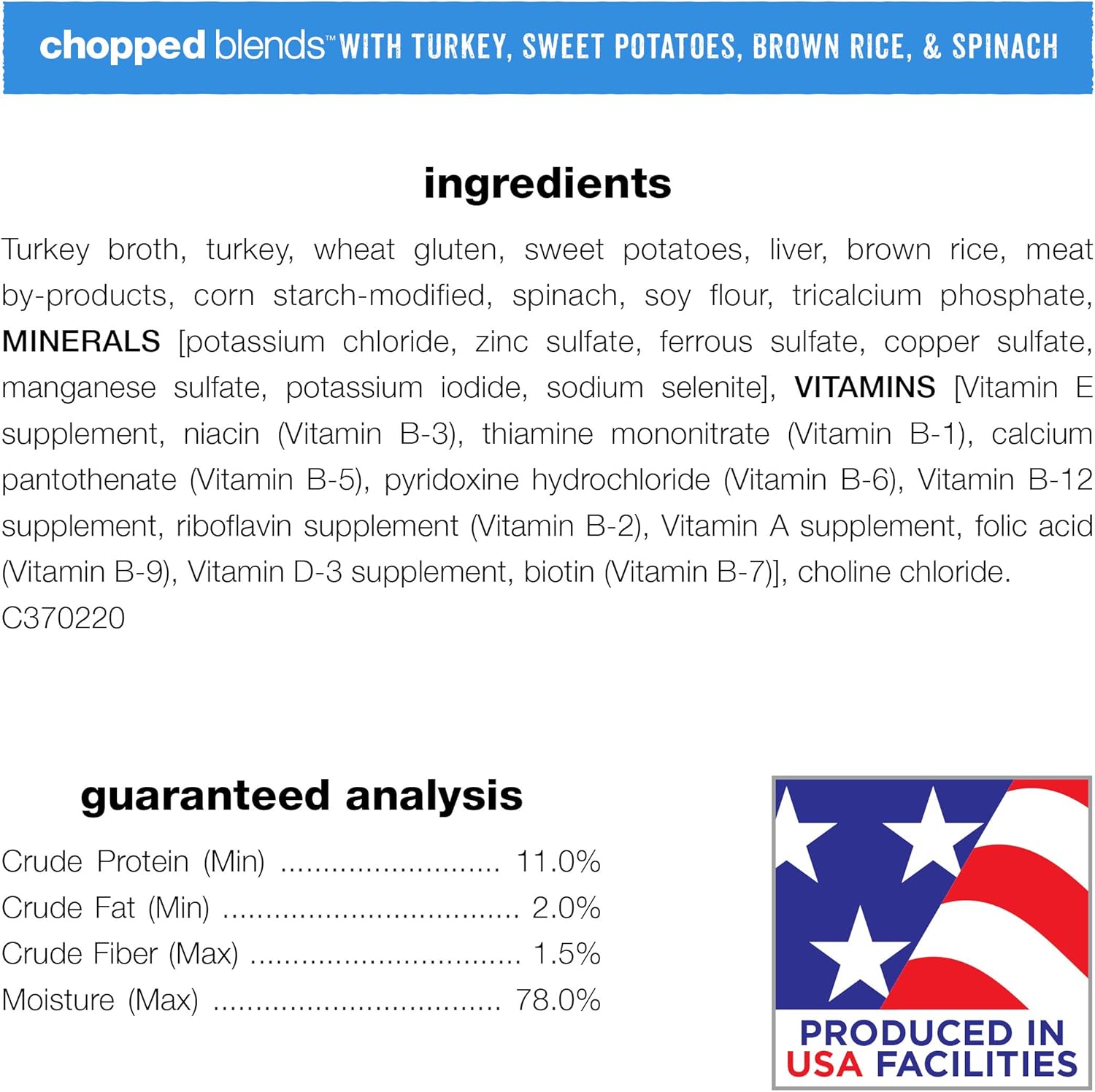 Beneful Purina Wet Dog Food, Chopped Blends with Turkey - (8) 10 oz. Tubs (Pack of 2)