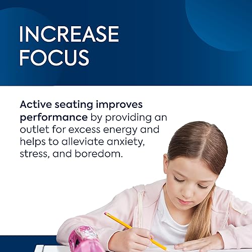 Miniatura 3 de Balón de equilibrio, el asiento sin ruedas es una silla flexible para la escuela, la oficina o el hogar