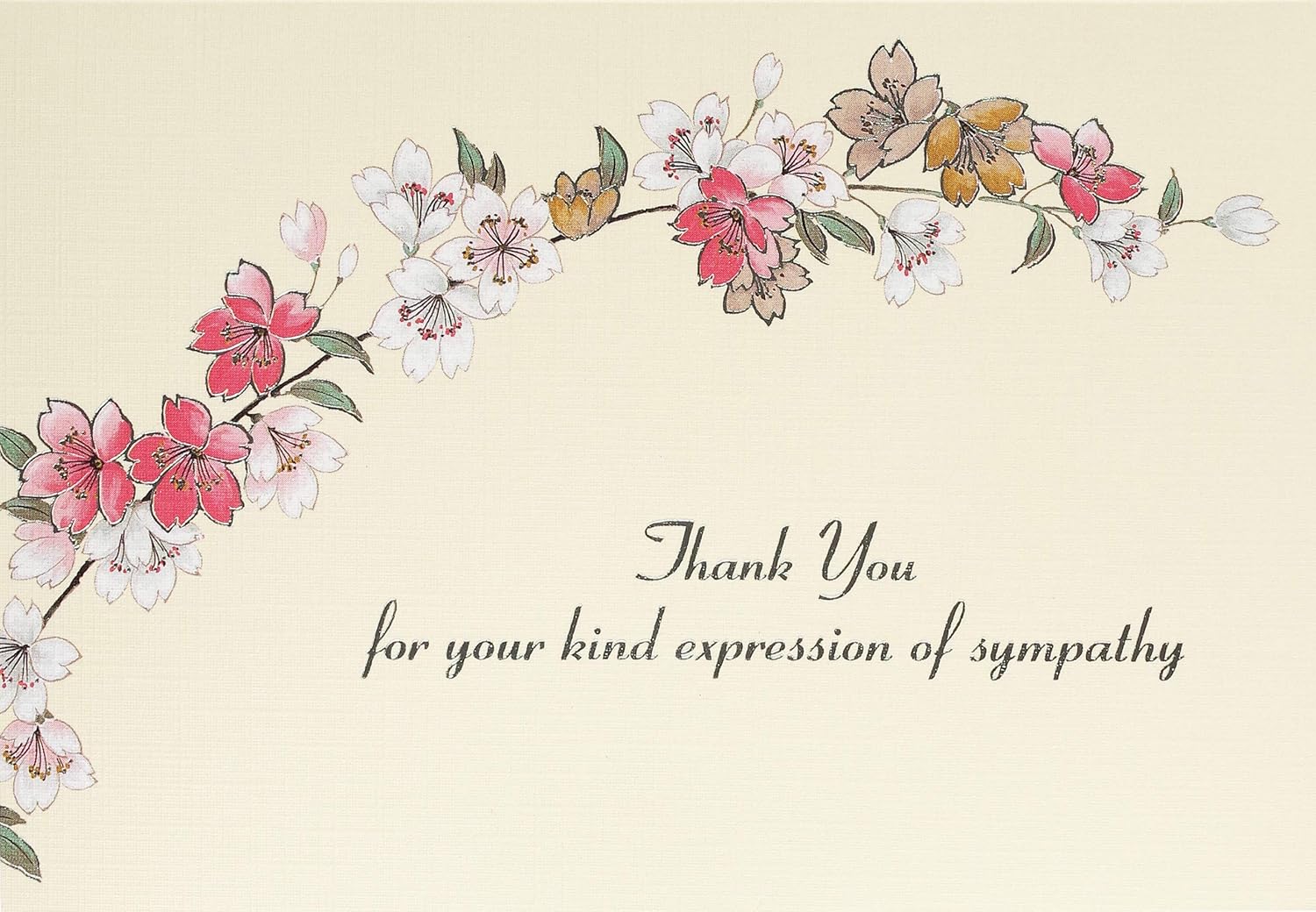 Sympathy Floral Thank You Notes (Stationery, Note Cards, Boxed Cards