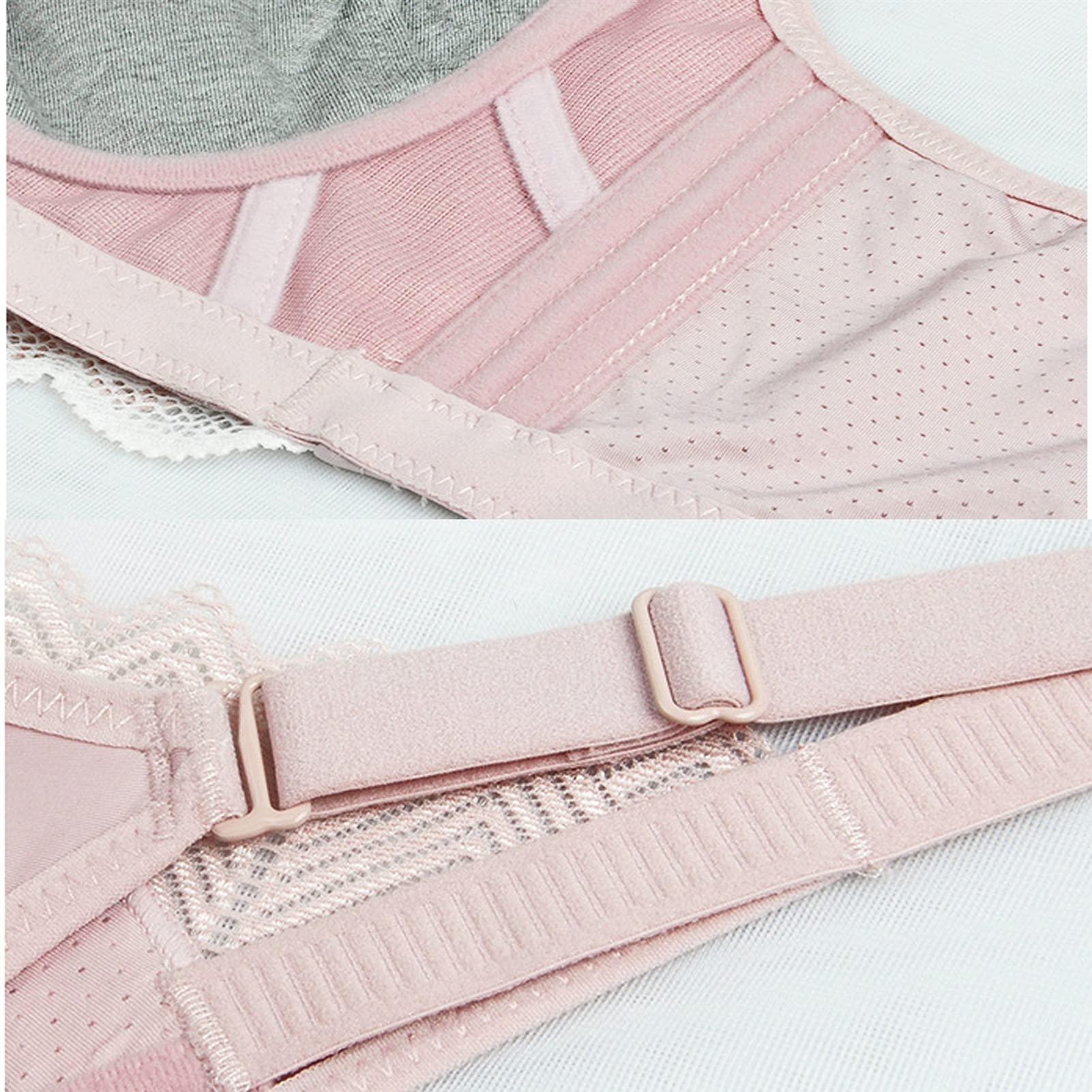 WENJUN Bralette de encaje para mujer, lencería