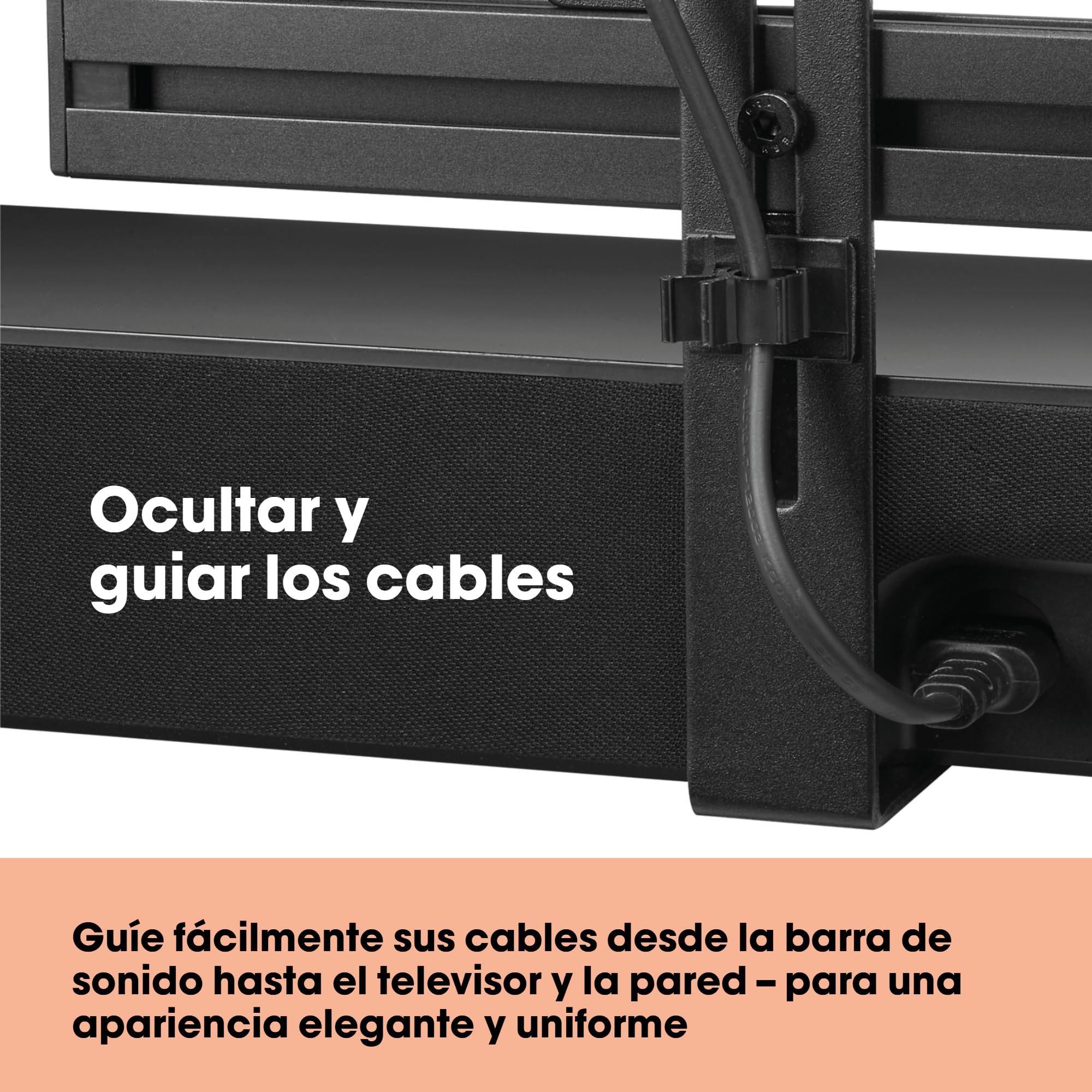 Vogel's Soporte Premium para Barra de Sonido - Montaje en Soportes para TV
