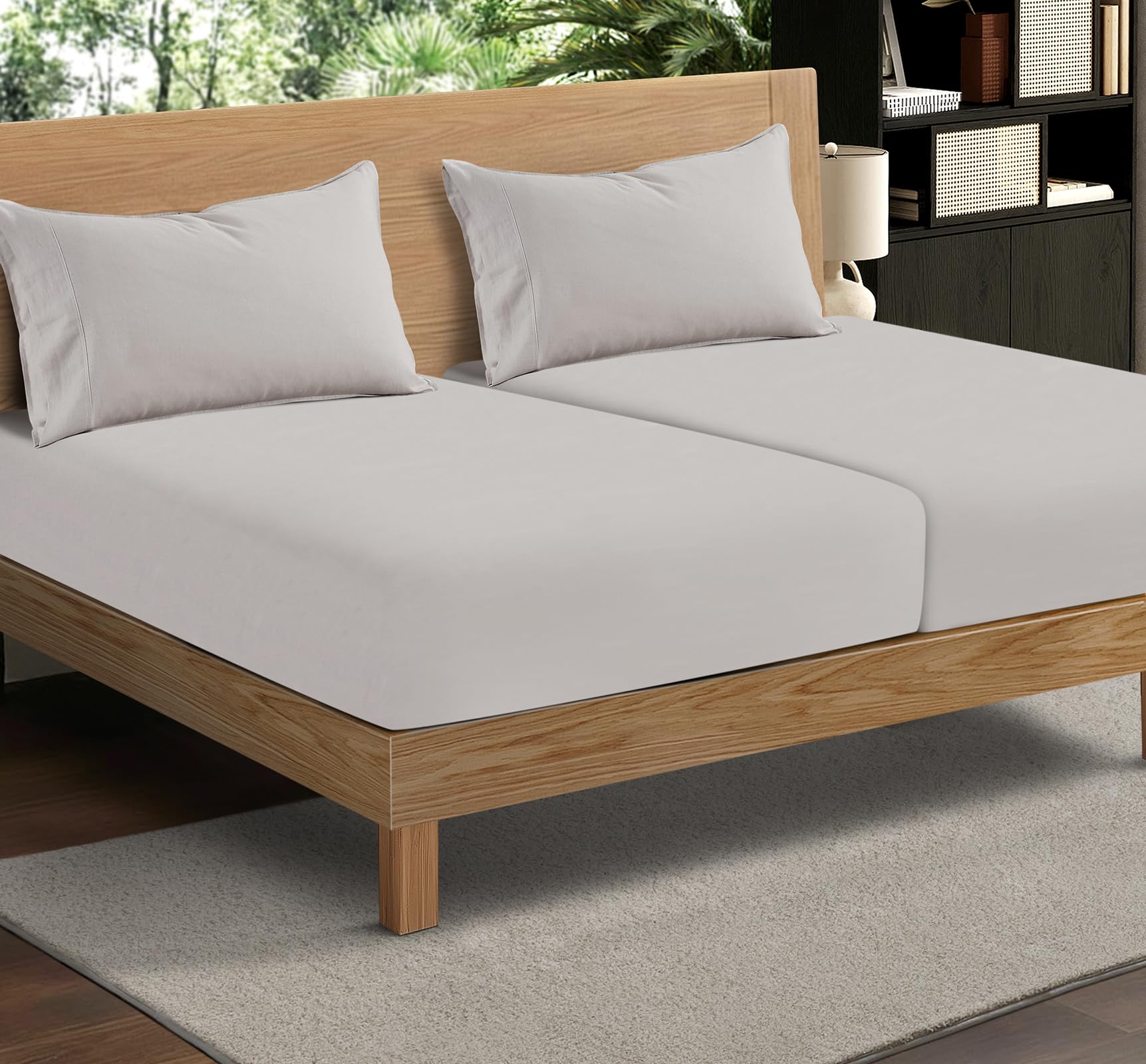 ONLYSET Organic French Linen Split King