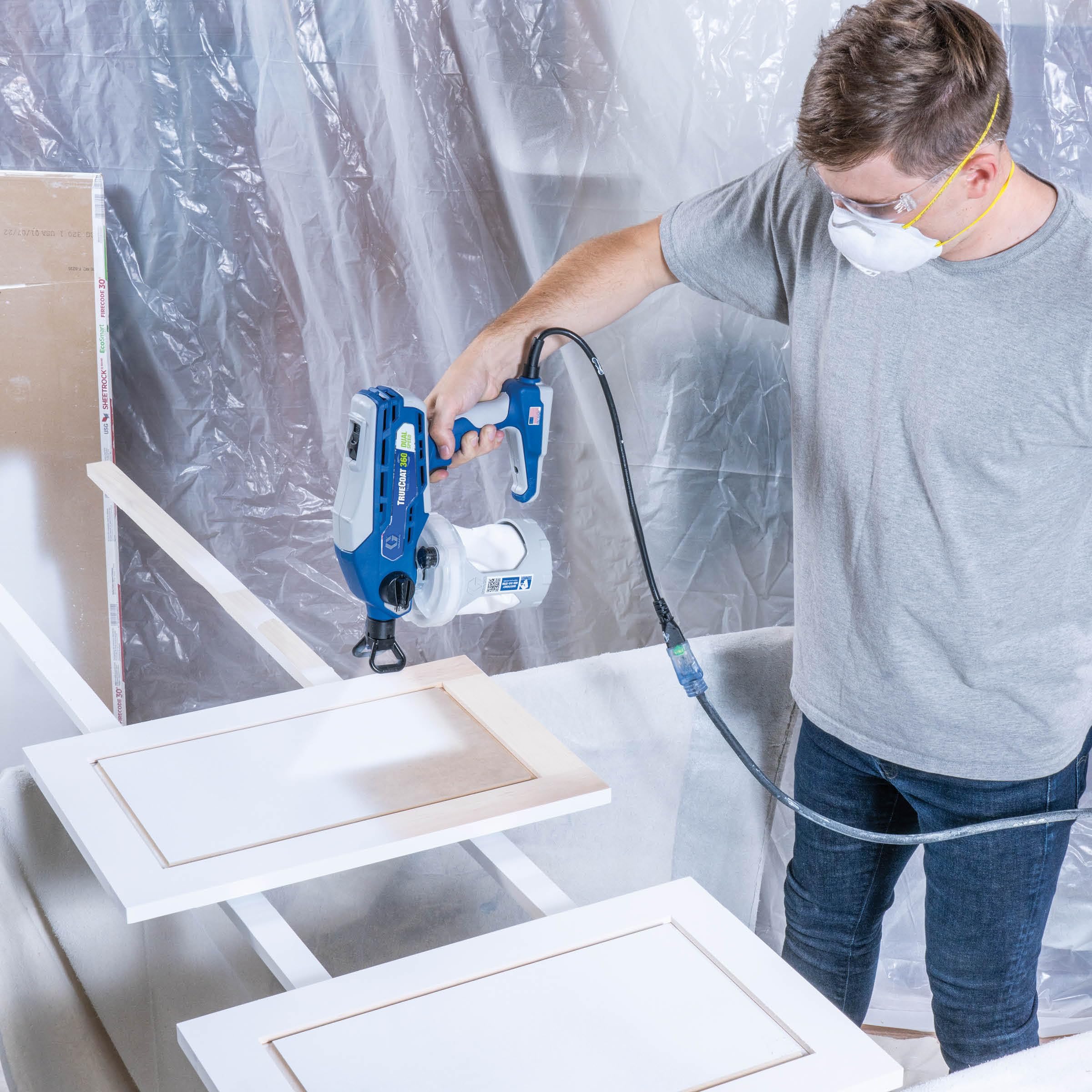Magnum by Graco 26D520 TrueCoat 360 Dual Speed - Ręczne, przewodowe Airless system natryskowy, Model UE, użytku domowego, do małych dekoratorskich projektów (maks. ciśnienie 138 bar)