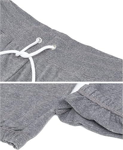 Miniatura 4 de U.S. Polo Assn. Pantalones deportivos para mujer Pantalones deportivos para mujer con estampado de logotipo, rizo francés de polialgodón