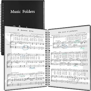 Sheet Music Folder Premium Spiral