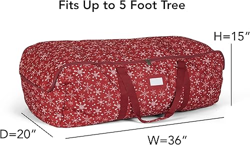 Miniatura 2 de Covermates Keepsakes Garland - Bolsa de lona de poliéster duradero, asas reforzadas, se adapta a guirnaldas de hasta 25 pies dependiendo del grosor,