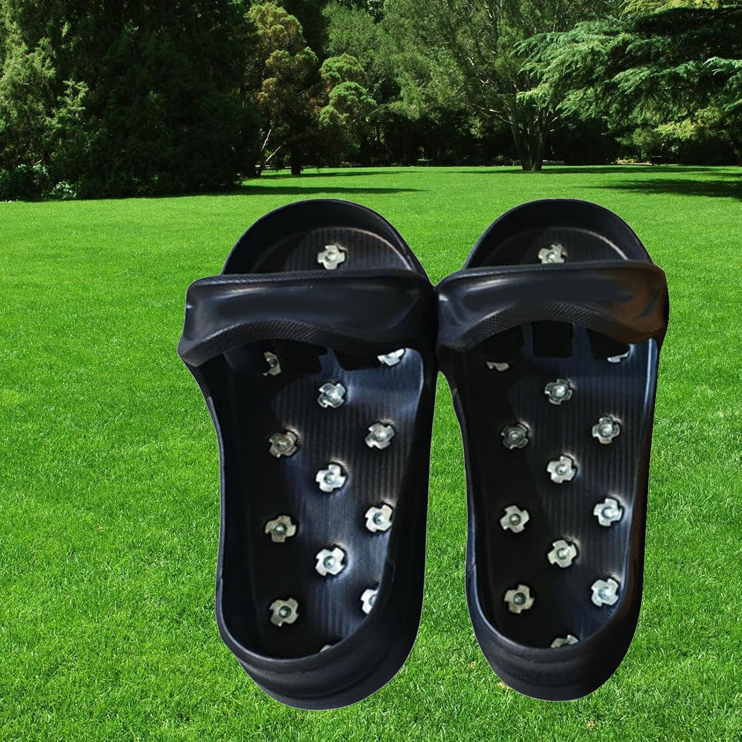 Versatile Shoes Leveling Overlay Shoes for Floor Finishing Tasks Hands Uses for Enhances Efficiency Shoe in Spikes