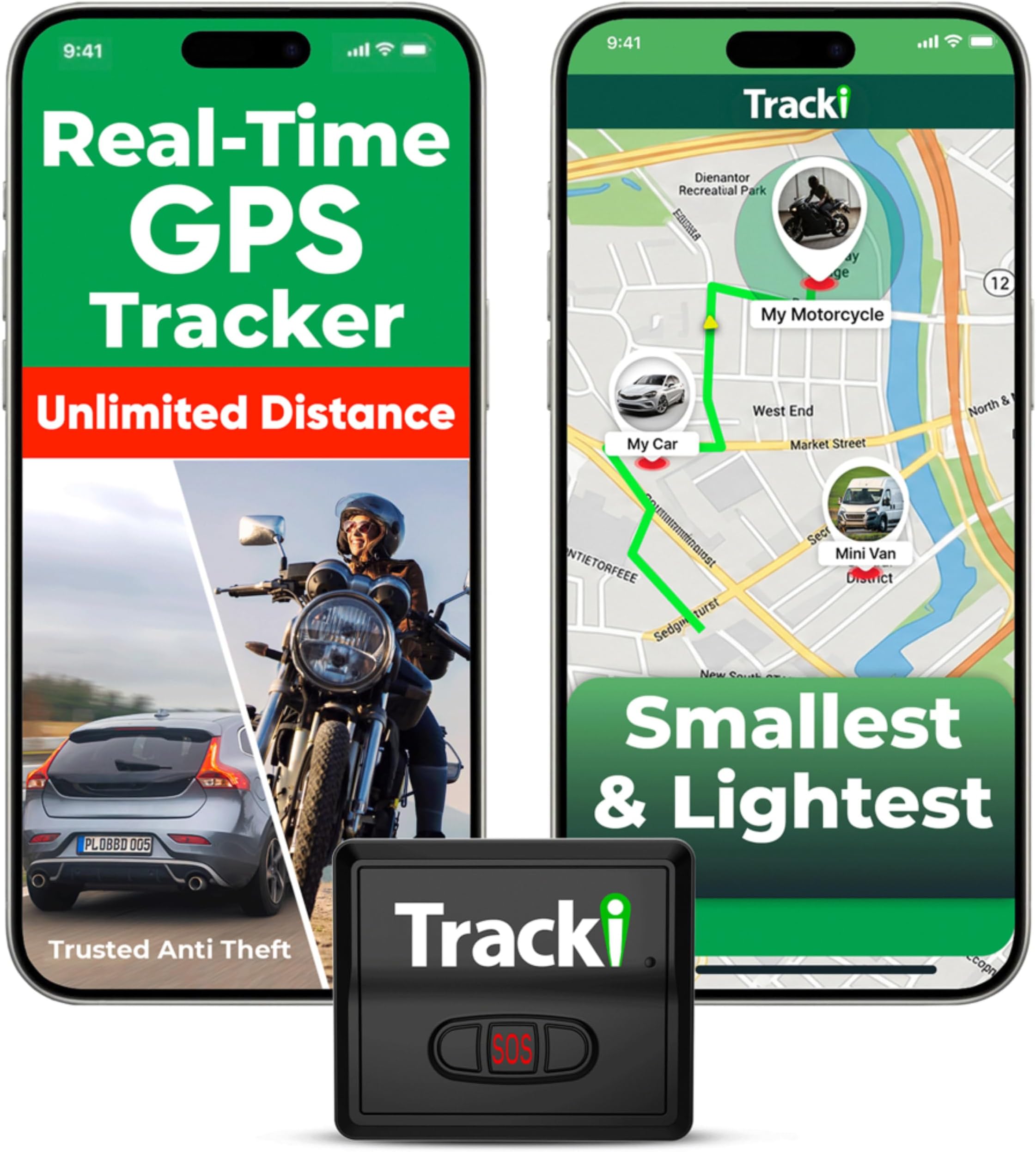 Tracki Universal GPS Tracker for Vehicles, Real Time Tracking