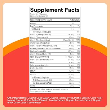 SmartyPants Kids Daily & Nighttime Wellness Bundle: Multivitamin + Sleep Gummies with L-Theanine, Lemon Balm & Magnesium Drug-Free, Non-Habit Forming, 60 Count (Pack of 2)