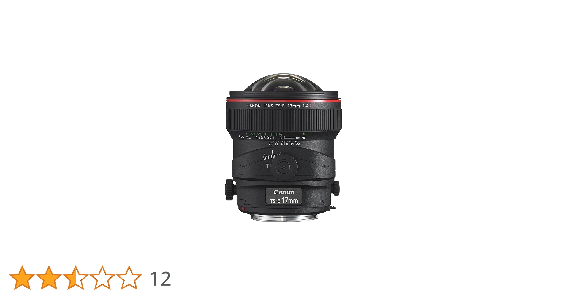 Amazon.co.jp: Canon テイルト・シフトレンズ TS-E17mm F4L フル