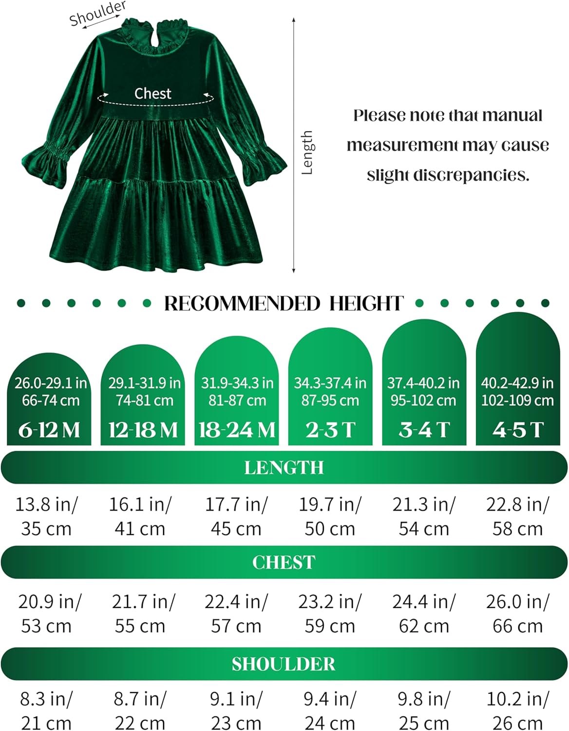 Baby and Toddler Girls Velvet Dresses Christmas Dress Long Sleeve Birthday Party Playwear Dress Fall Winter Clothes - Image 4