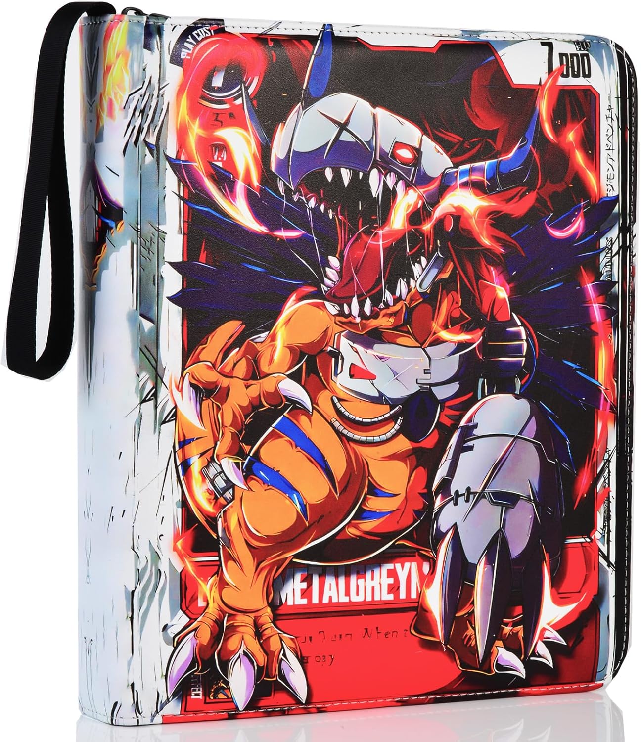 Trading Card Binder Compatible with DGM TCG Cards,Trade cards Album 9-Pockets Hold 990 Cards