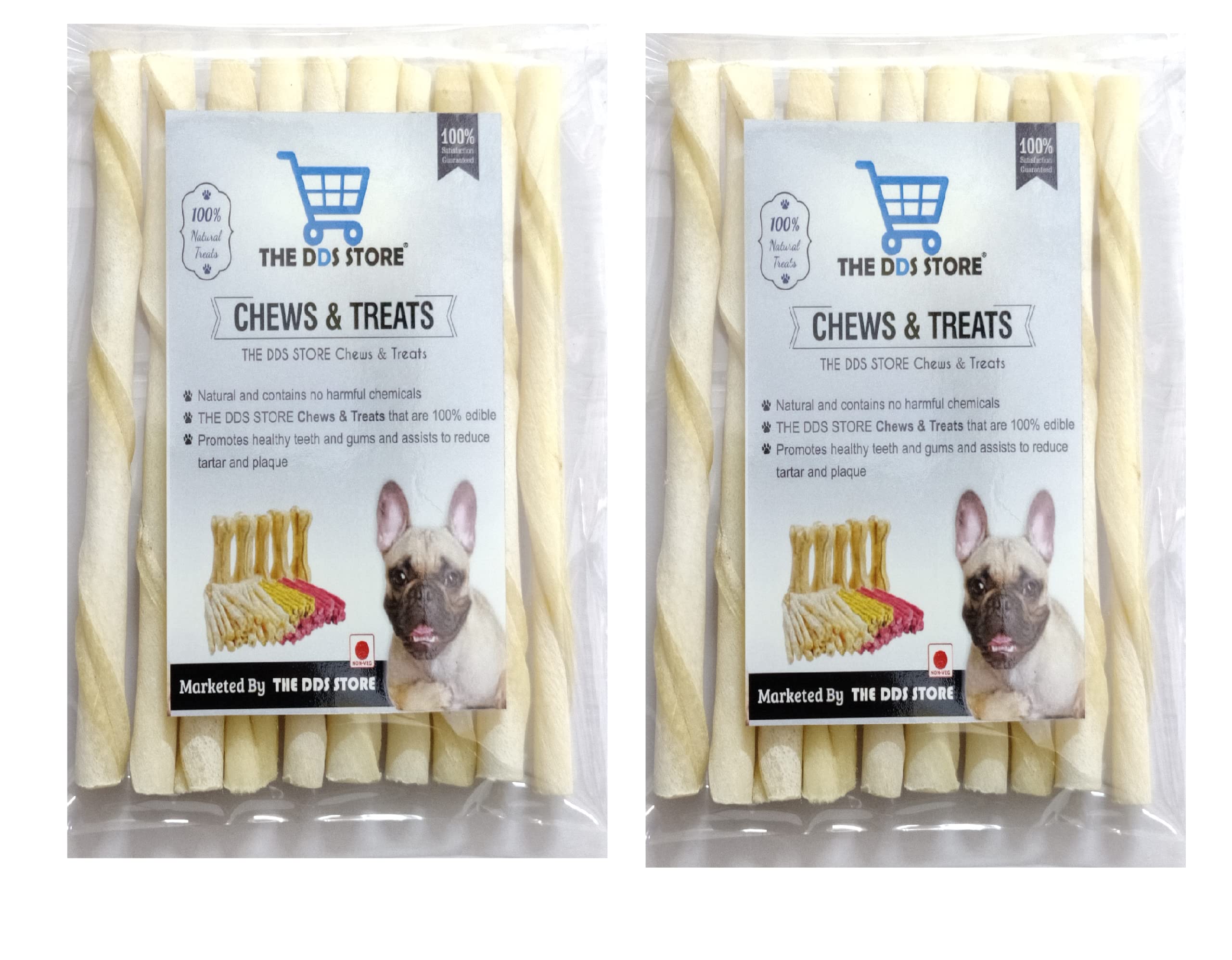 White Stick 10 Pcs Pack (Buy 1 Get 1 Free) Easily Digestible Rich of High Proteins Rawhide All Breed Puppy Treat Chew Stick (B07FN3ZQ4H) Amazon Price History, Amazon Price Tracker