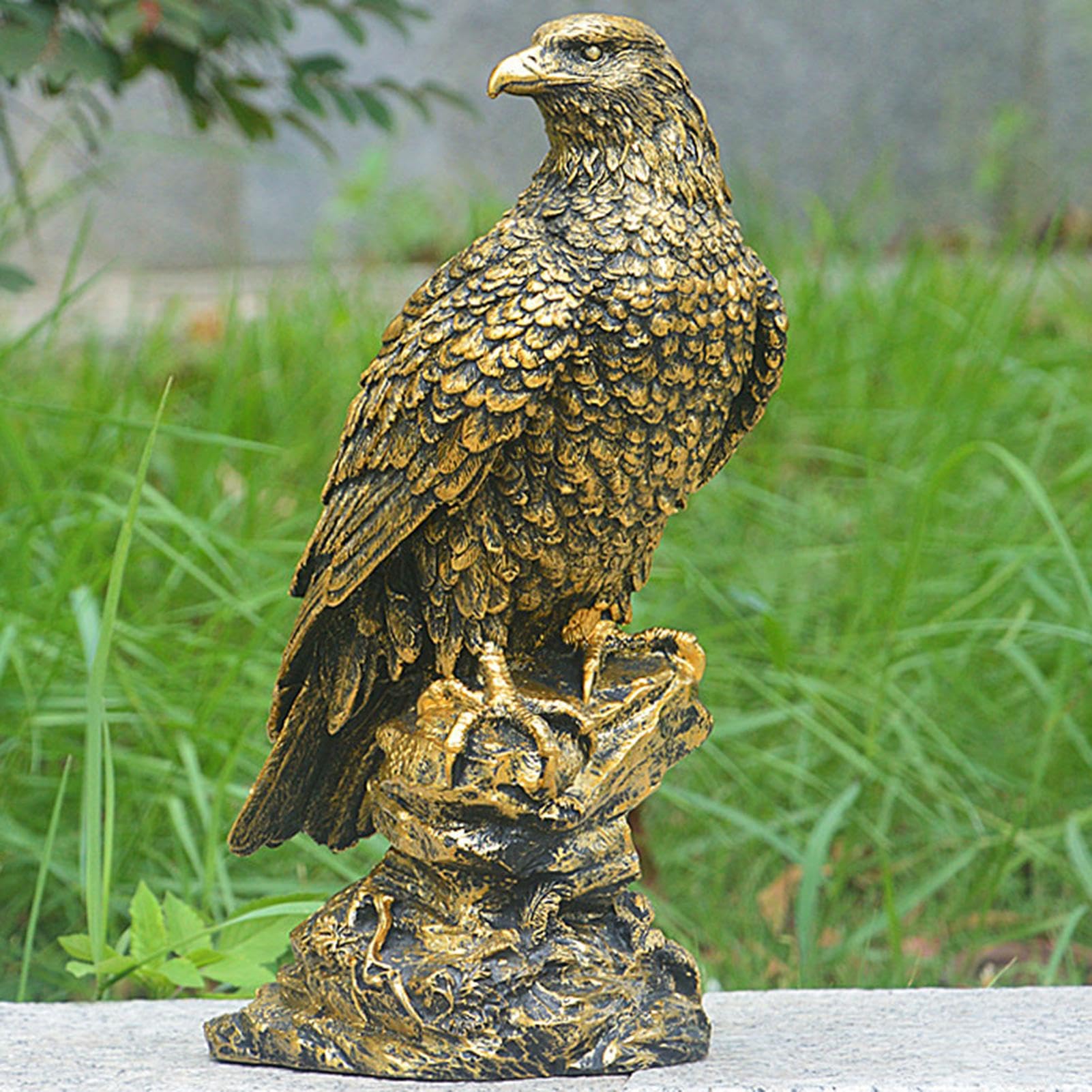 Statua da giardino in poliresina volpe per giardino ed esterno