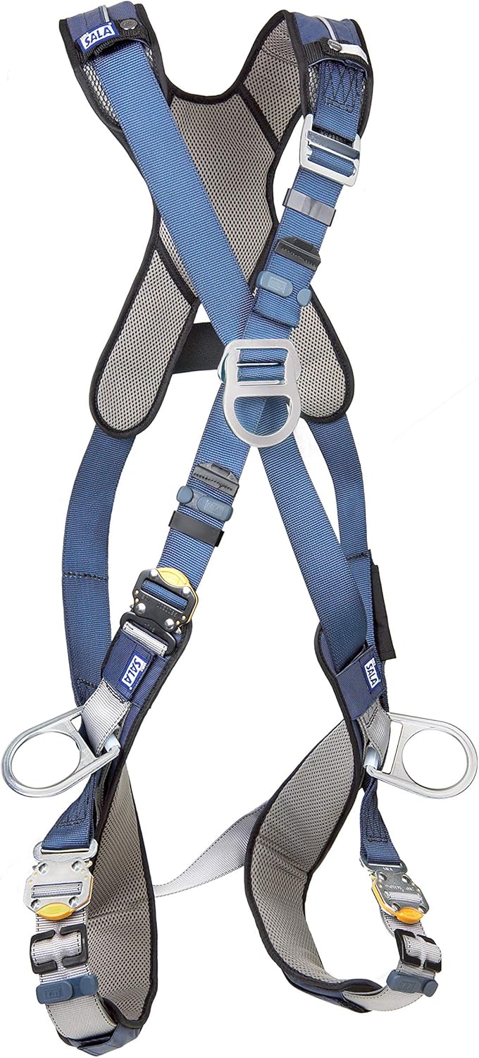 3M DBI-Sala Exofit XP Cross-Over Style Positioning/Climbing Harness 1110351, Medium, 1 Ea
