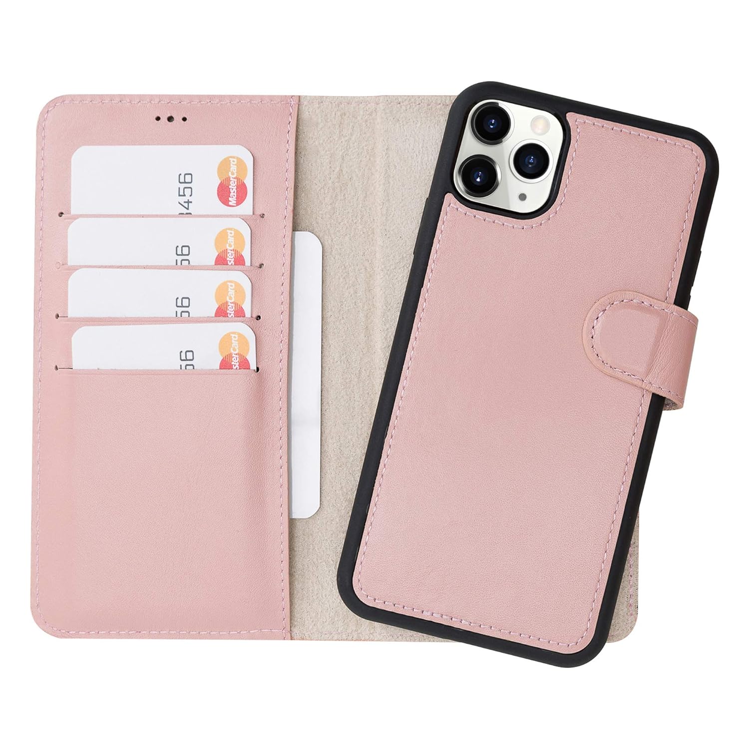 Pink leather iphone 11 case Clearance