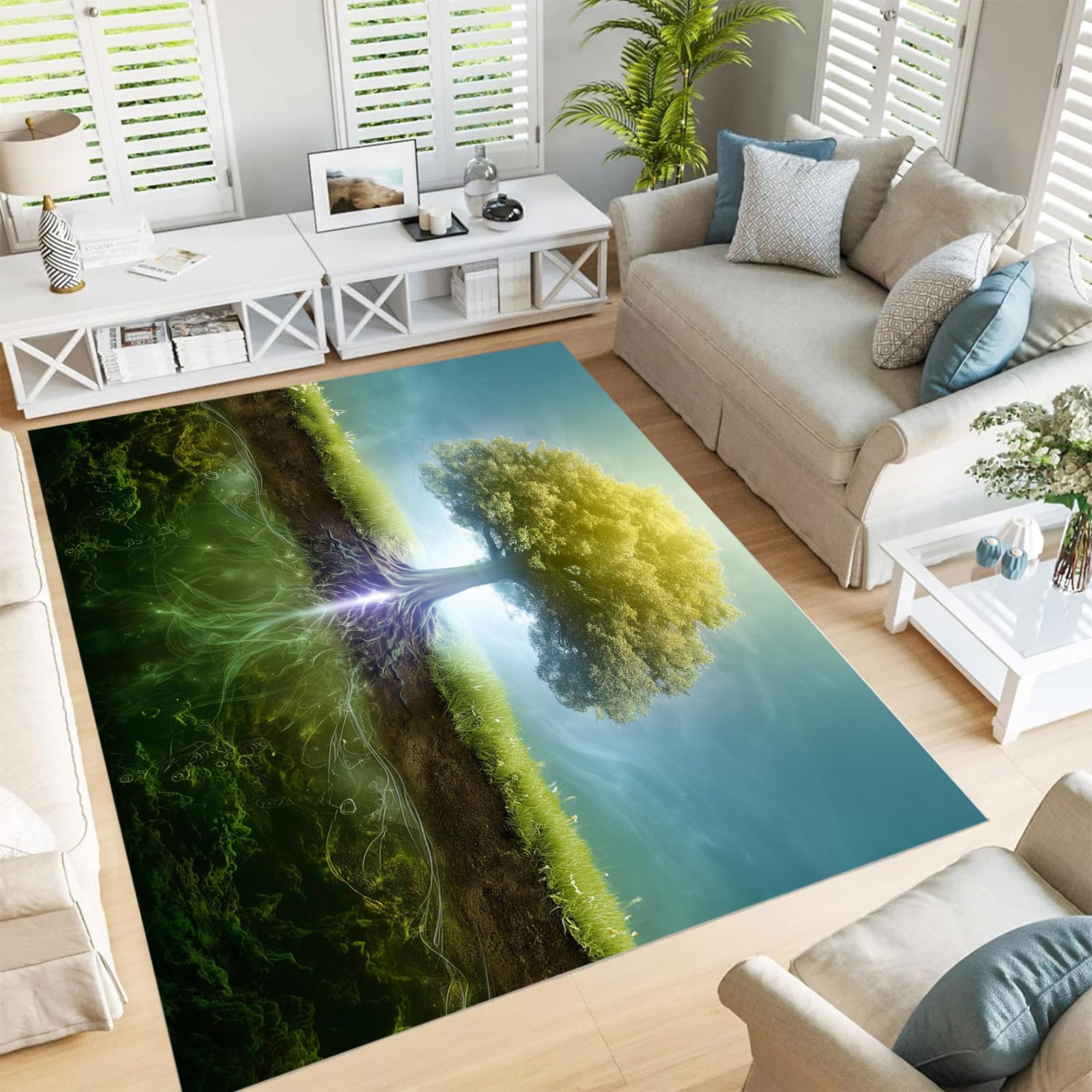 Tapis lavable poils courts pour en finir avec la poussière au salon