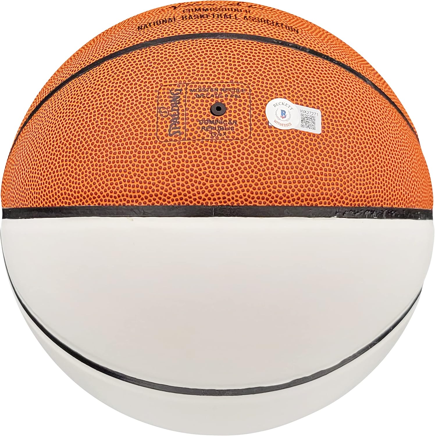 Gary Payton Autographed Official S.p.a.l.d.i.n.g White Panel Basketball Seattle S.o.n.i.c.s "HOF 2013" Beckett BAS QR Stock #206122