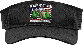 Leave No Trace America's National Parks Adventure Sport Sun Visor