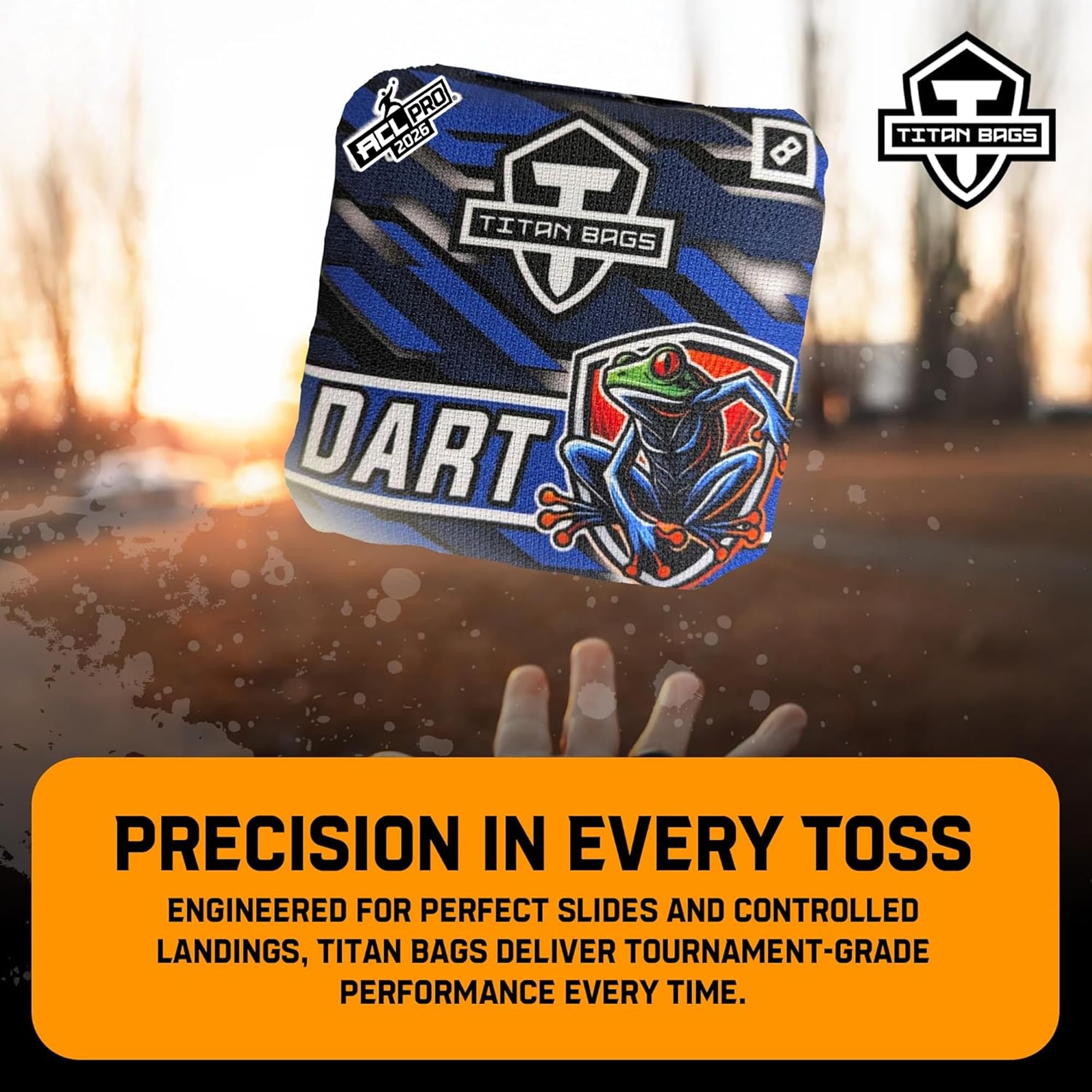 Amazon.com : Titan Bags Dart Cornhole Bags – Regulation Cornhole