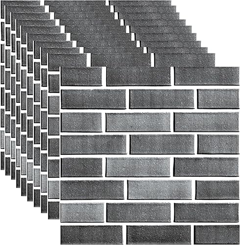 Veczom Panel de pared 3D, panel de pared de PVC para decoración de pared interior, paquete de 10 paneles de pared 3D para sala de estar, baño,