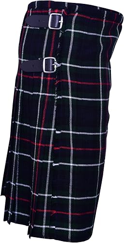 Miniatura 5 de Kilts For Men 5 Yard Scottish Outfit Kilt - Juego de Kilt para hombre, Highland Wear Tartan Kilt (Mackenzie, 48 pulgadas)