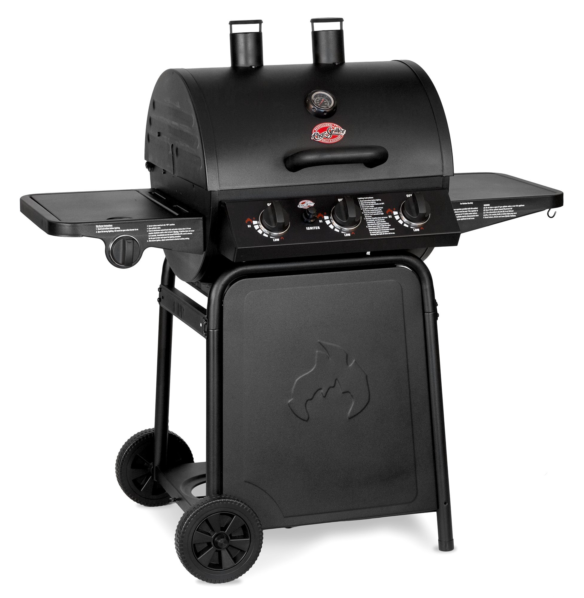 Char-Griller 3001 Grillin' Pro 40,800-BTU Gas Grill