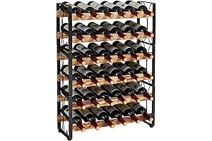 X-cosrack Floor Wine Rack, 36-Bottle Freestanding Wine Holder Stand