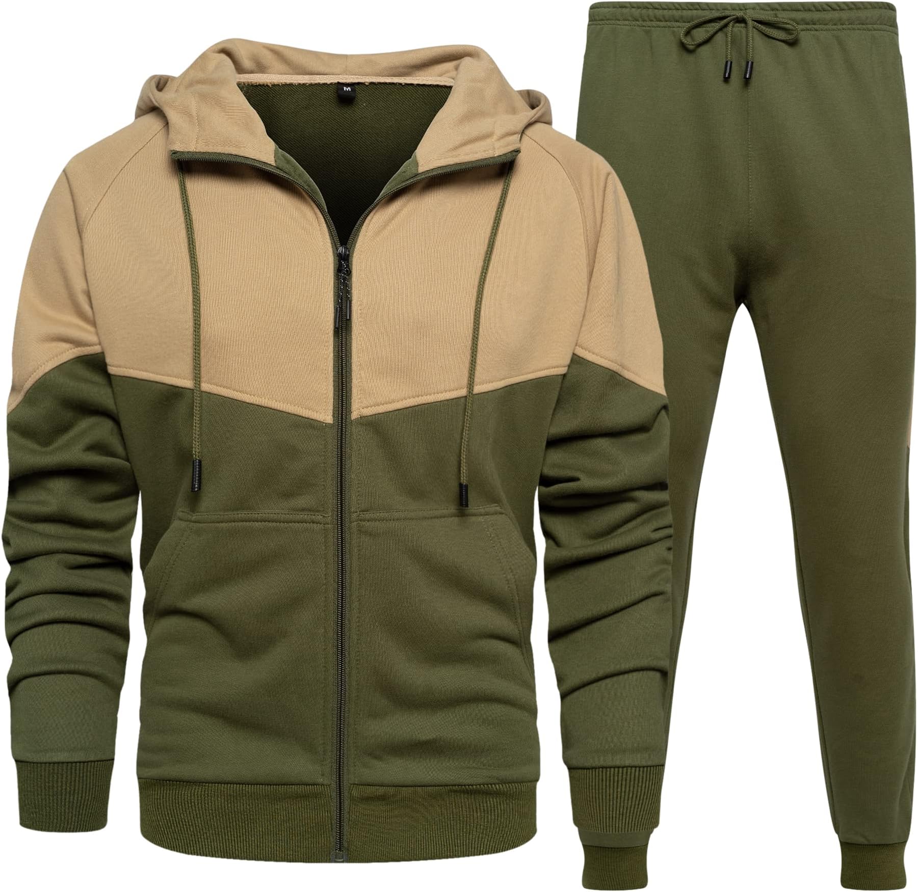 olive tracksuit mens