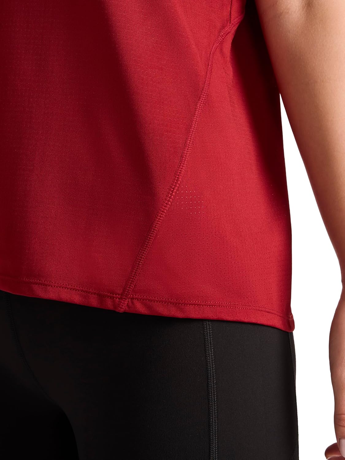 Reebok Womens Stretch Mesh Short Sleeve Crewneck T-Shirt - Image 5