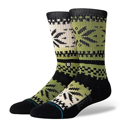 Stance Eureka Crew Knee High Socks Shoes Green