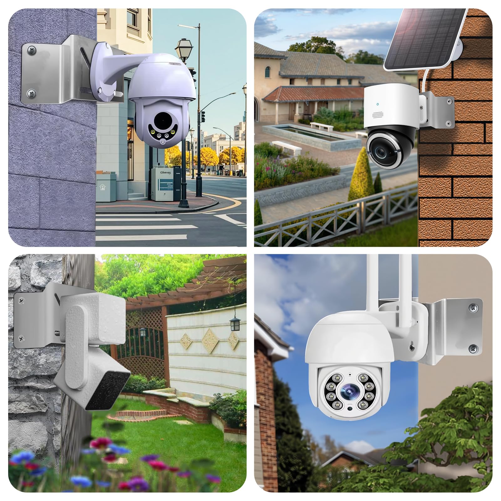 Supporto Angolare Per Eufy S340 E Solocam - Staffa Da Parete AJP Designs Indoor/Outdoor