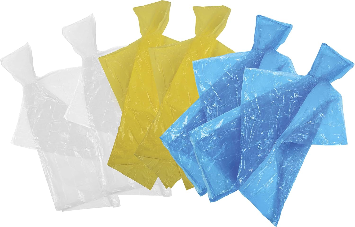 Stansport Emergency Hooded Poncho - 6 Pack