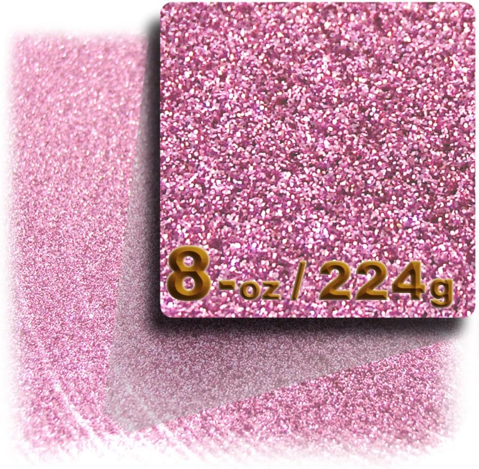 The Crafts Outlet Glitter Powder, 8-OZ/224-g, Fine 0.008in, Gold