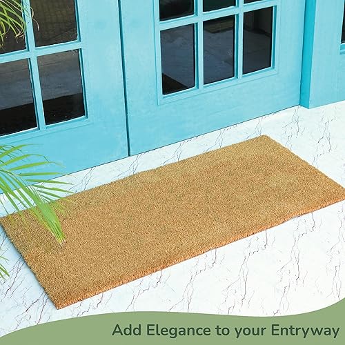 Miniatura 5 de Alfombrillas de fibra de coco Basic Plain - 22X47 Beige
